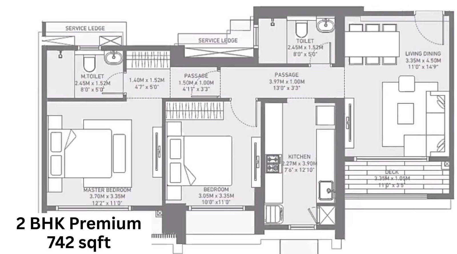 Birla-Taranya-Floor-Plan-2-BHK-Premium-742-sqft